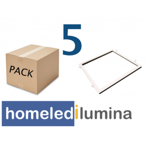 PACK 5 soportes panel LED 600x600mm empotrar OFERTA 10% de descuento ENVIO GRATIS (oferta temporal)